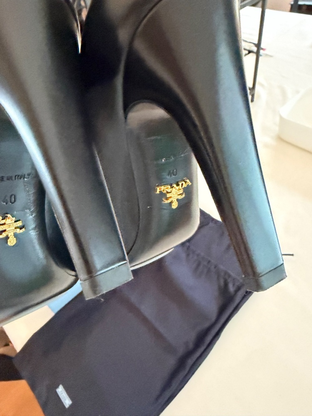 Prada heels Calzature Donna 40 e or 9.5 us - Picture 2 of 8